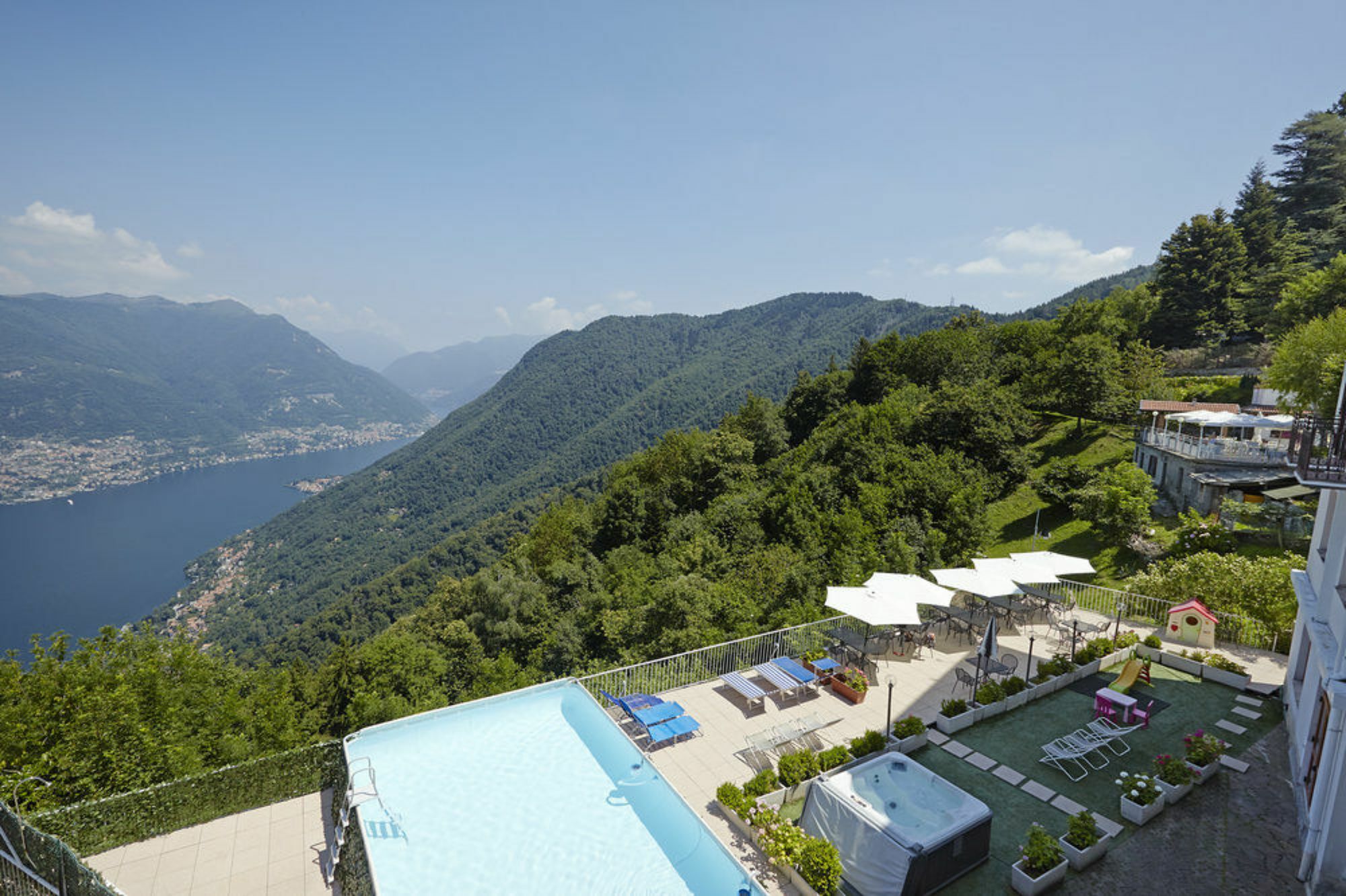 Hotel Paradiso Como Brunate Bagian luar foto