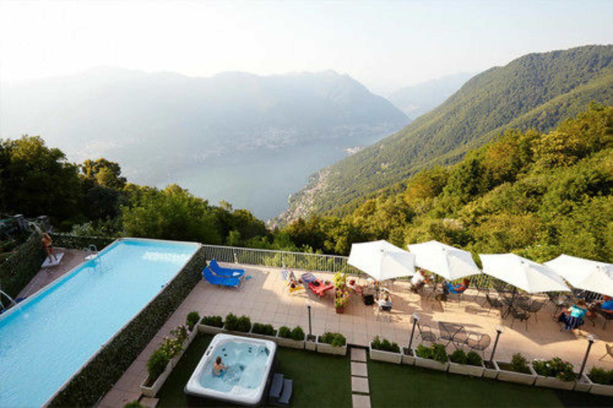 Hotel Paradiso Como Brunate Bagian luar foto