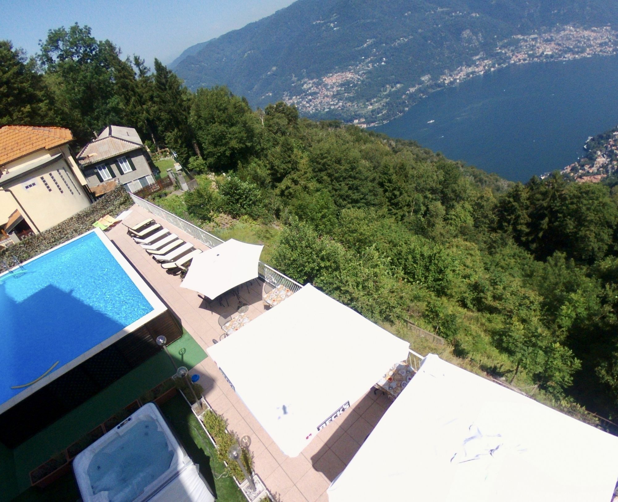 Hotel Paradiso Como Brunate Bagian luar foto